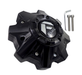 Fuel 2PC 1002-49GB FUEL 8L FLAT BOTTOM GLOSS BLACK CAP - Truck Part Superstore