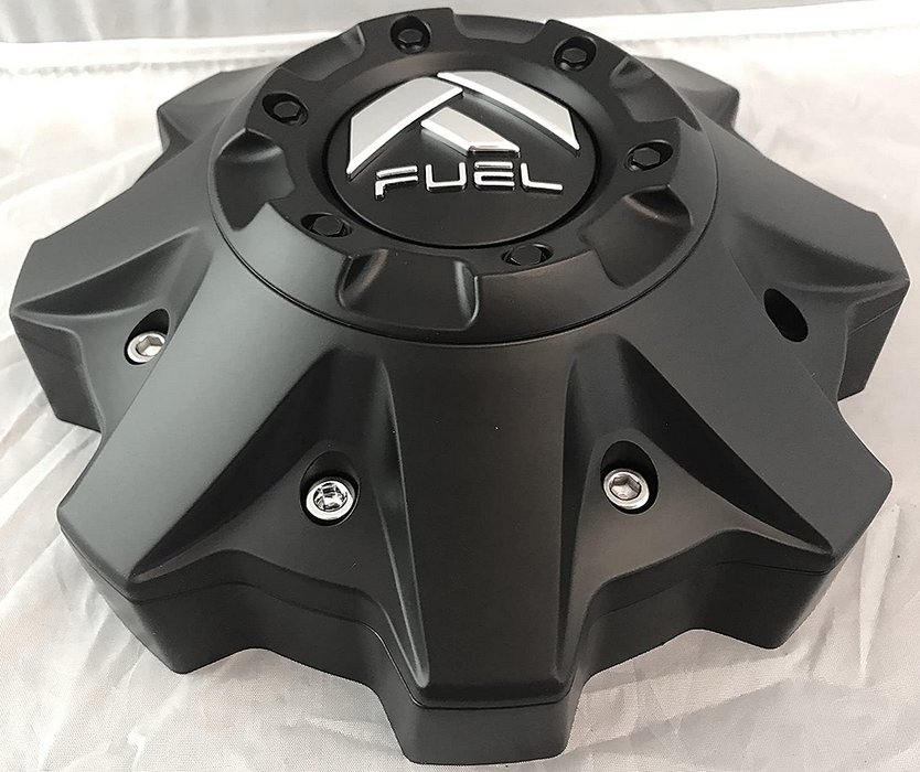 Fuel 2PC 1002-49 FUEL 8L FLAT BOTTOM CHROME CAP - Truck Part Superstore