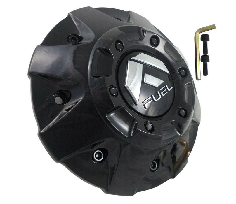 Fuel 2PC 1002-50GBR FUEL FLAT BTM GL-BLK CAP BLK RIVETS 5/6L - Truck Part Superstore