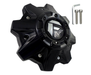 Fuel 2PC 1002-53GB FUEL 8LUG CAP W/ RISER GLOSS BLACK - Truck Part Superstore