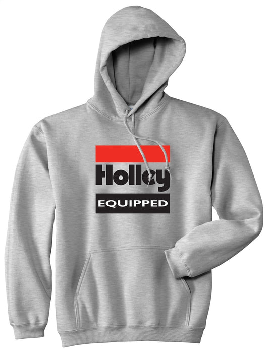Holley 10023-XXXLHOL Holley Equipped Hoodie; XXXLarge; Gray; - Truck Part Superstore