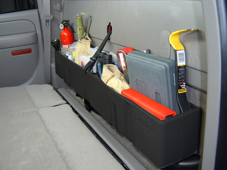 DU-HA 10023 DU-HA® Behind The Seat Storage; Incl. Gun Rack/Organizer; Black; - Truck Part Superstore