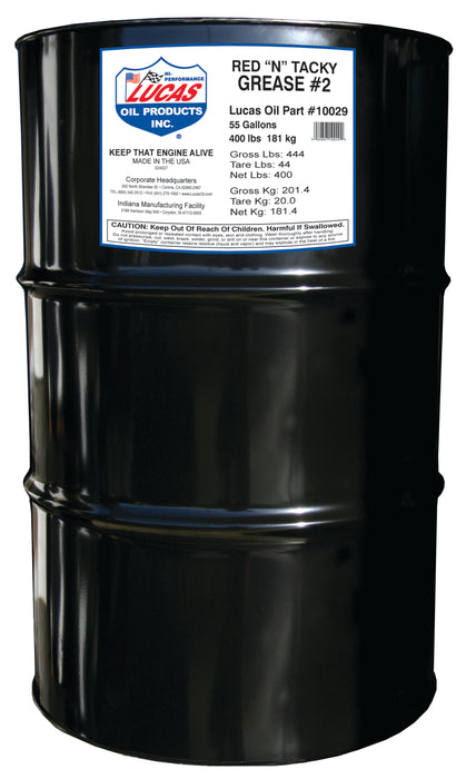 Lucas Oil Products 10029 Red "N" Tacky Grease NLGI#2 - Truck Part Superstore