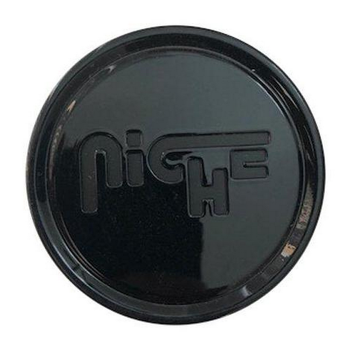 Niche Mono 1003-22GBL NICHE 2.70"FLAT CAP-GL-BLK W/ MATTE LOGO - Truck Part Superstore