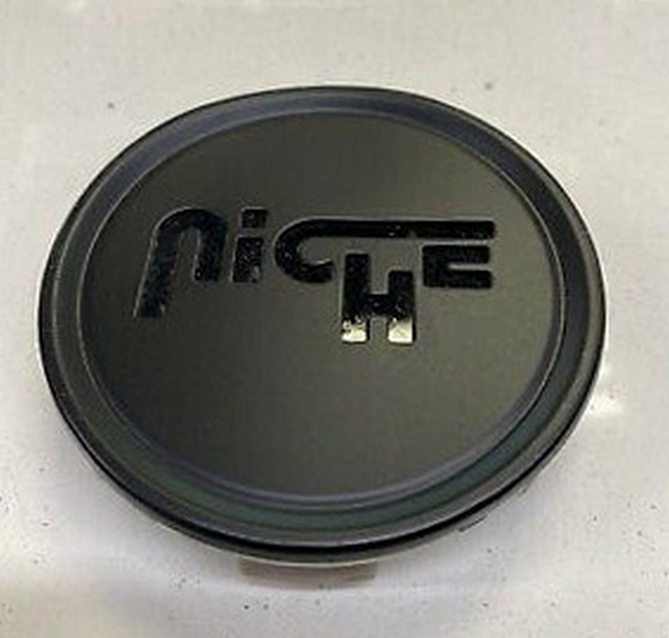 Niche Mono 1003-22MBL NICHE 2.70" FLAT CAP-MATTE BLACK - Truck Part Superstore