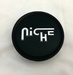 Niche Mono 1003-24FBS NICHE 2.95" FLAT CAP-FLT-BLK SILVER LOGO - Truck Part Superstore