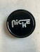 Niche Mono 1003-24GBS NICHE 2.95" FLAT CAP-GL-BLK SILVER LOGO - Truck Part Superstore
