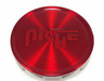 Niche Mono 1003-24QL NICHE 2.95" FLAT CAP - RED GLOSS - Truck Part Superstore