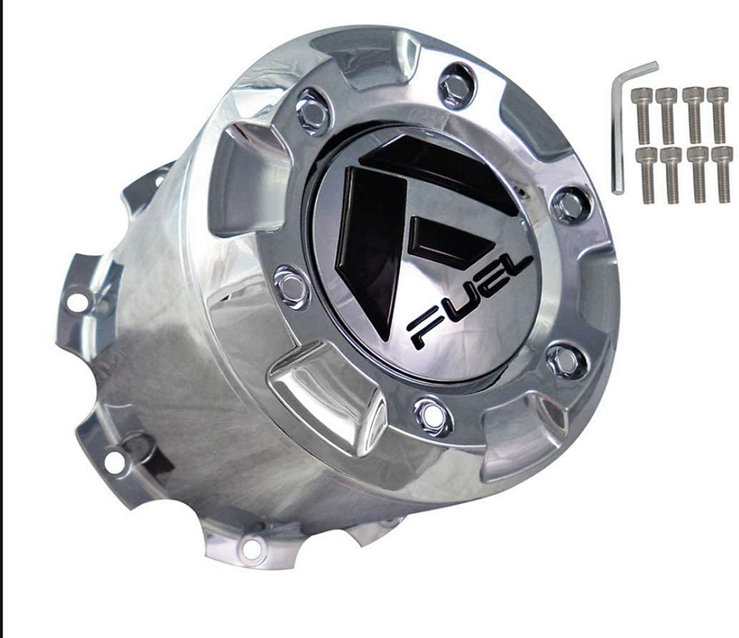 Fuel 2PC 1003-38 FUEL DUALIE CAP-REAR CHROME FOR 92/93 - Truck Part Superstore