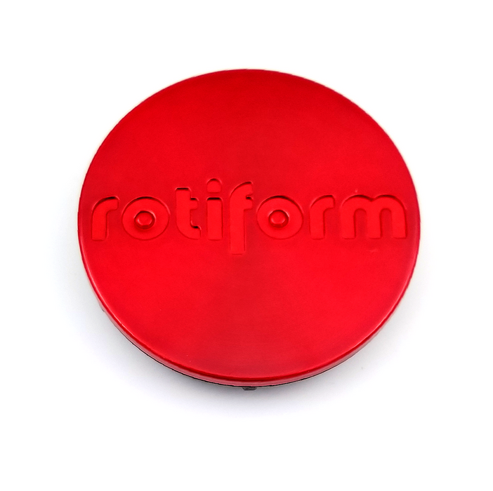 Rotiform 1PC 1003-40R ROTIFORM 2.36" SNAP IN CAP-CANDY RED/RED - Truck Part Superstore