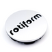Rotiform 1PC 1003-40SB ROTI 2.36"SNAPINCAP GL-SIL W/MT-BLK LOGO - Truck Part Superstore