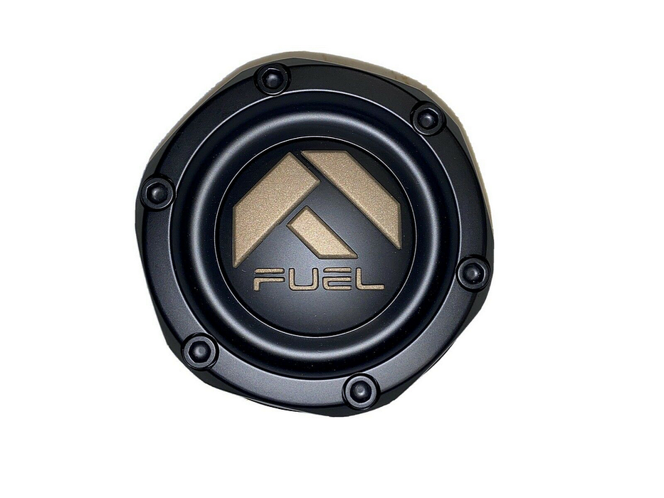Fuel 2PC 1003-47MBZ FULE MBLK SNAPIN CAP 5X4.5/5 TALL BRNZ L - Truck Part Superstore