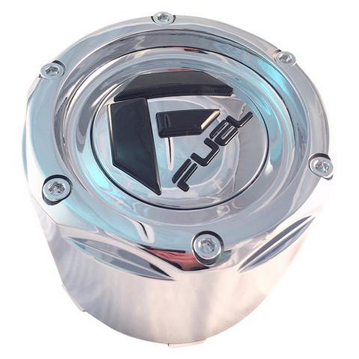 Fuel 2PC 1003-49T FUEL CHROME SNAP IN CAP 17/18 CODE 3.1" - Truck Part Superstore