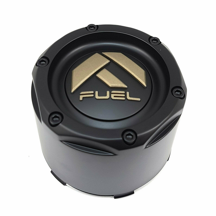 Fuel 2PC 1003-50MBZ FUEL MATTE BLK/BRZ SNAP IN CAP FOR 8X6.5 - Truck Part Superstore