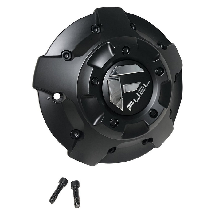 Fuel 2PC 1003-81MBR FUEL FIVE LEG COVER CAP-MT-BLK/BLK RIV - Truck Part Superstore