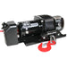 Bulldog Winch 10032 7,800 LB Trailer Winch 50 Foot Synthetic Rope Roller Fairlead Mount Plate Low Profile Bulldog Winch - Truck Part Superstore