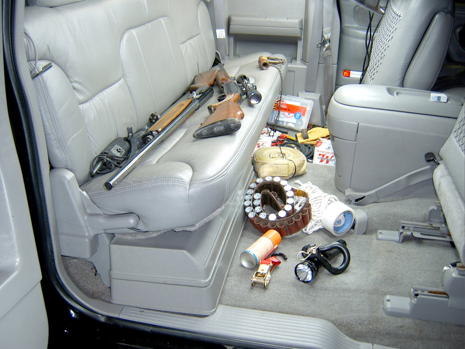 DU-HA 10037 DU-HA® Interior Storage/Gun Case; Incl. Gun Rack/Organizer; Black; - Truck Part Superstore