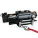 Bulldog Winch 10039 12,000 LB Trailer Winch 100 Ft Wire Rope Roller Fairlead Bulldog Winch - Truck Part Superstore