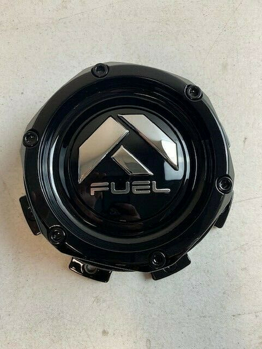 Fuel 2PC 1004-08GB FUEL GLOSS BLACK CAP (8X6.5/8X170 SHORT) - Truck Part Superstore