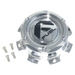 Fuel 2PC 1004-08T FUEL CHROME BOLT ON CAP 8X6.5/170(2.51") - Truck Part Superstore