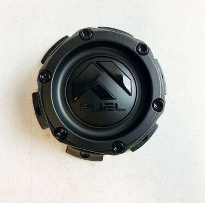 Fuel 2PC 1004-27BLD FUEL BOLT ON CAP 6X5.5 GLOSS/MATTE BLK - Truck Part Superstore