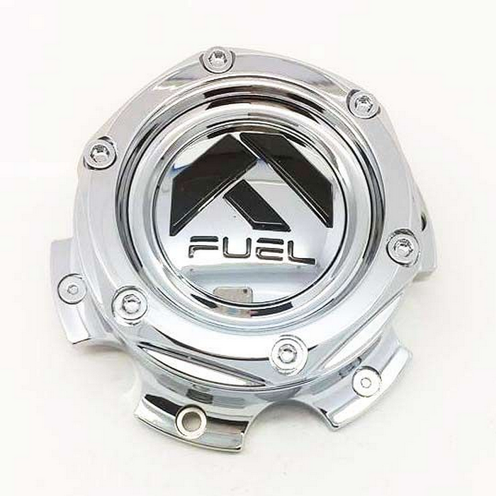 Fuel 2PC 1004-27 FUEL CHROME CAP (6X5.5 LRG BORE) - Truck Part Superstore