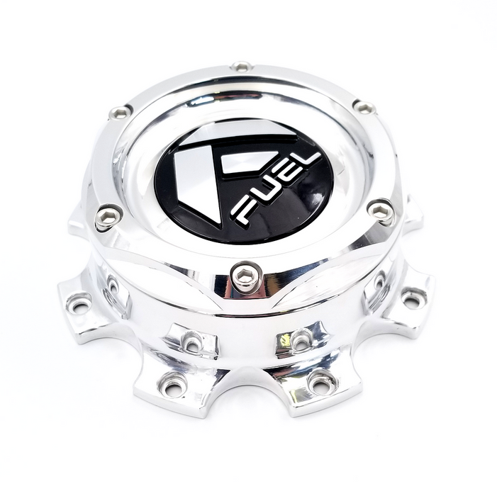 Fuel 2PC 1004-58-08H FUEL POLISHED BILLET CAP FOR 8X6.5/170 - Truck Part Superstore