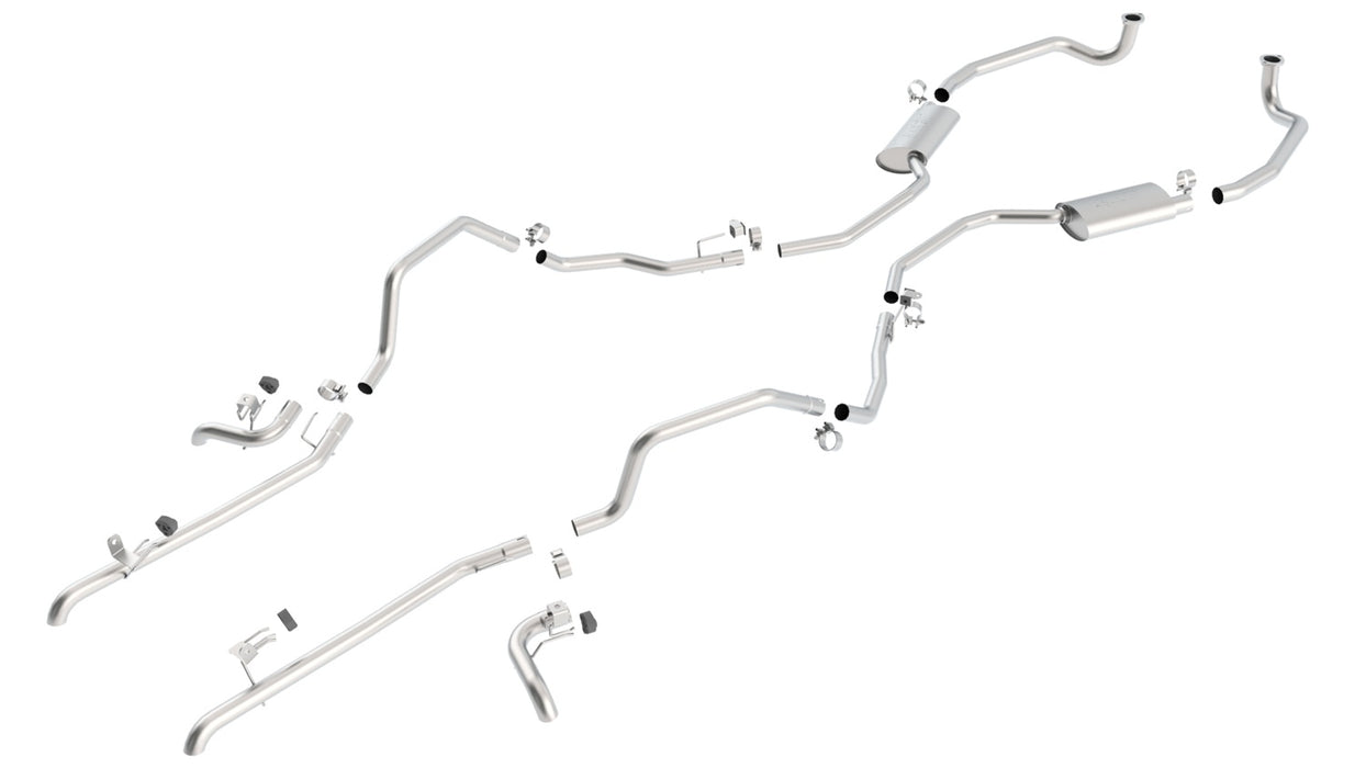 Borla 100405 Header/Manifold-Back Exhaust System for 1962 Chevrolet Impala V8 With LS1. - Truck Part Superstore
