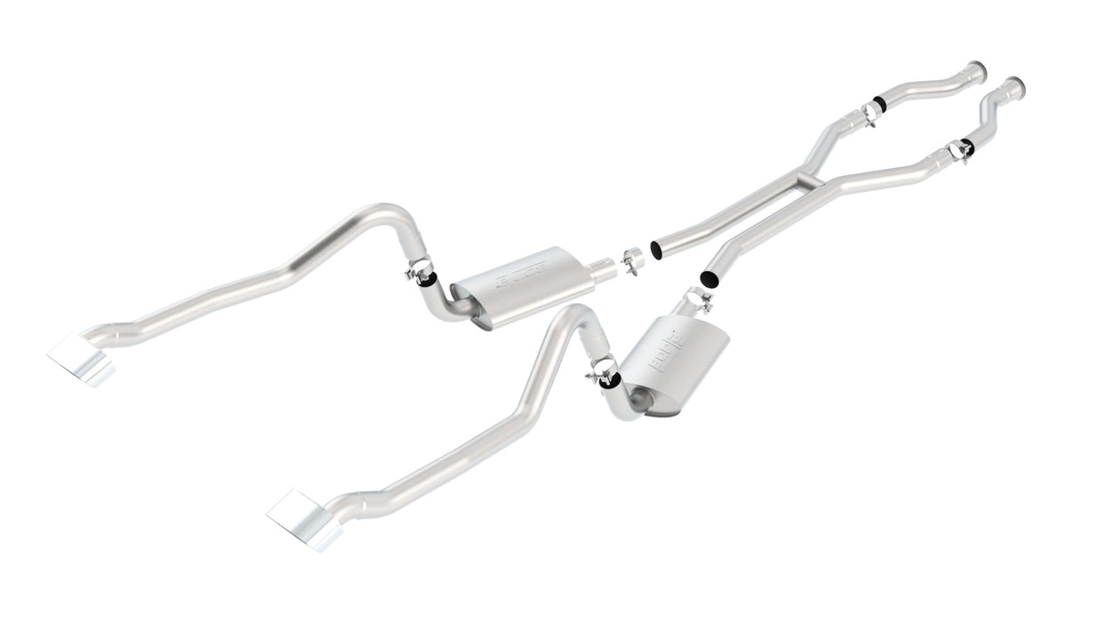 Borla 100407 Header & Manifold-Back Exhaust System - S-Type - Truck Part Superstore
