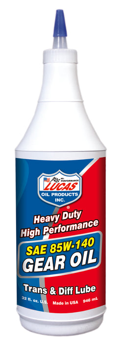 Lucas Oil Products 10042 SAE 85W-140 Heavy Duty Gear Oil - Truck Part Superstore