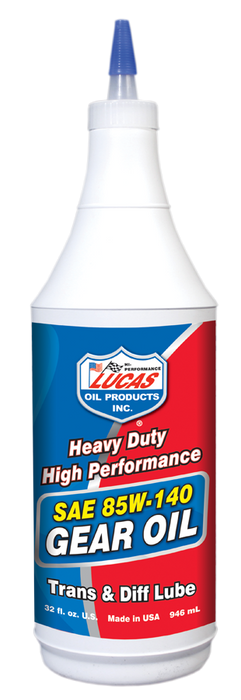 Lucas Oil Products 10042 SAE 85W-140 Heavy Duty Gear Oil - Truck Part Superstore