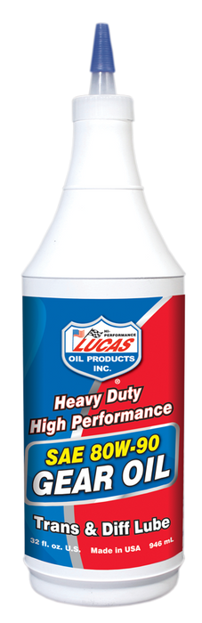 Lucas Oil Products 10043 SAE 80W-90 Heavy Duty Gear Oil - Truck Part Superstore