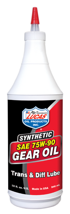 Lucas Oil Products 10047 Synthetic SAE 75W-90 Trans & Diff Lube - Truck Part Superstore