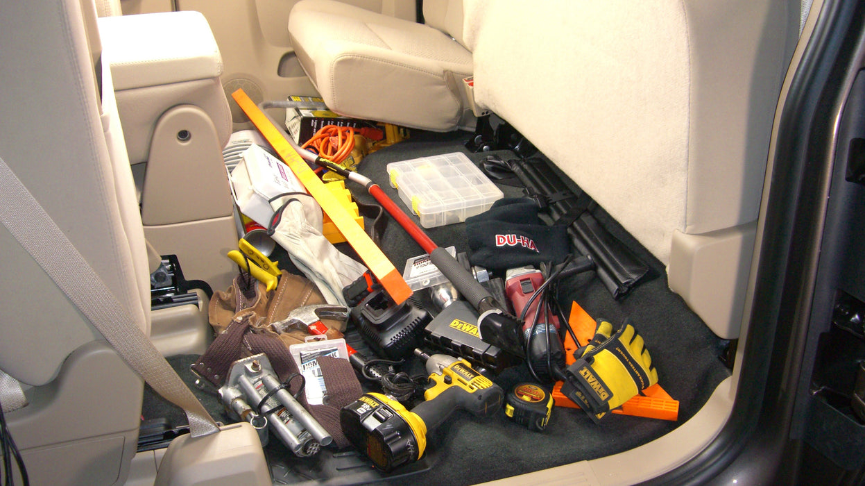 DU-HA 10045 DU-HA® Interior Storage/Gun Case; Incl. Gun Rack/Organizer; Dark Gray; - Truck Part Superstore