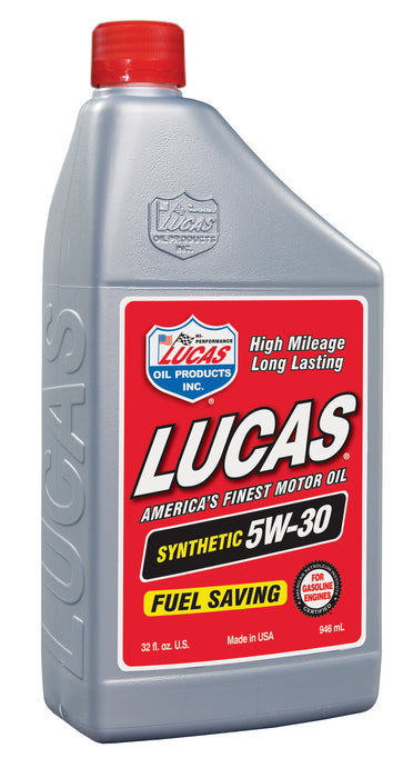 Lucas Oil Products 10049 Synthetic SAE 5W-30 Motor Oil - Truck Part Superstore