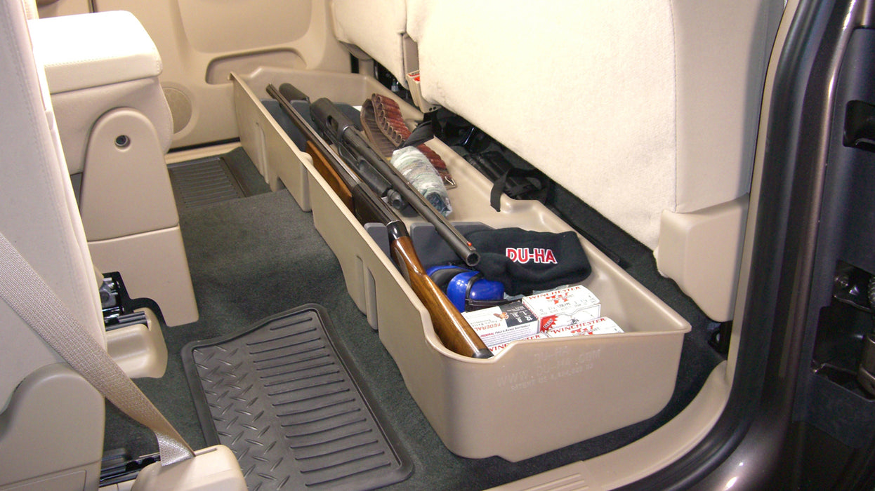 DU-HA 10049 DU-HA® Interior Storage/Gun Case; Incl. Gun Rack/Organizer; Light Gray; - Truck Part Superstore