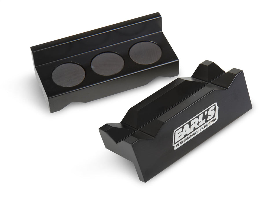 Earl's Performance 1044ERL Vice Jaw; Bagged Packaging; 4 in.; Black Nylon; - Truck Part Superstore