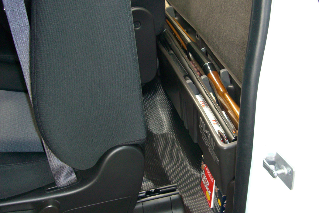 DU-HA 10058 DU-HA® Behind The Seat Storage; Incl. Gun Rack/Organizer; Black; - Truck Part Superstore