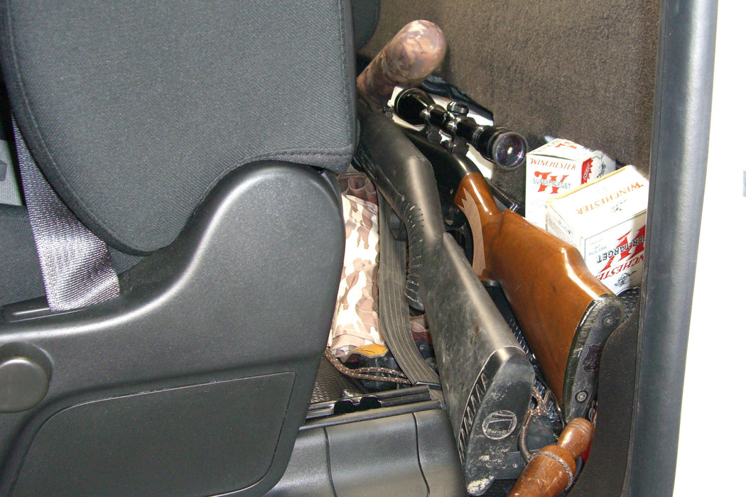 DU-HA 10058 DU-HA® Behind The Seat Storage; Incl. Gun Rack/Organizer; Black; - Truck Part Superstore
