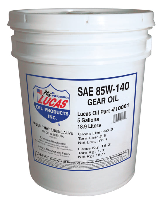 Lucas Oil Products 10061 SAE 85W-140 Plus Heavy Duty Gear Oil - Truck Part Superstore