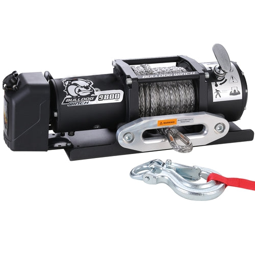 Bulldog Winch 10062 9800 Lb Trailer Winch Synthetic Rope Bulldog Winch - Truck Part Superstore