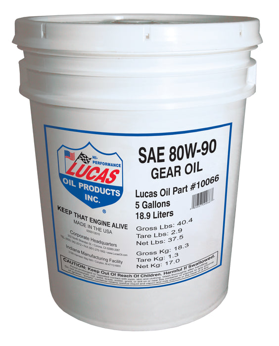 Lucas Oil Products 10066 SAE 80W-90 Heavy Duty Gear Oil - Truck Part Superstore