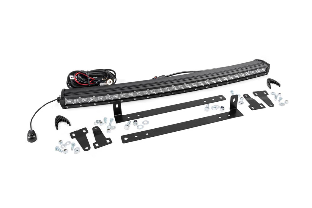 Rough Country 70659 Ford 30 Inch Single LED Grille Kit Chrome Series 09-14 F-150 Rough Country - Truck Part Superstore