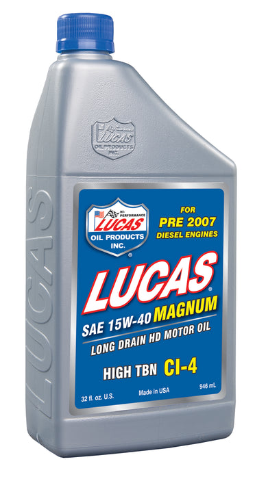 Lucas Oil Products 10075 SAE 15W-40 Magnum Motor Oil - Truck Part Superstore