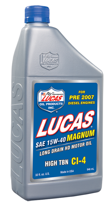 Lucas Oil Products 10075 SAE 15W-40 Magnum Motor Oil - Truck Part Superstore