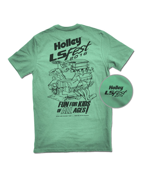 Holley 10078-MDHOL 2016 LS FEST T-Shirt - Truck Part Superstore