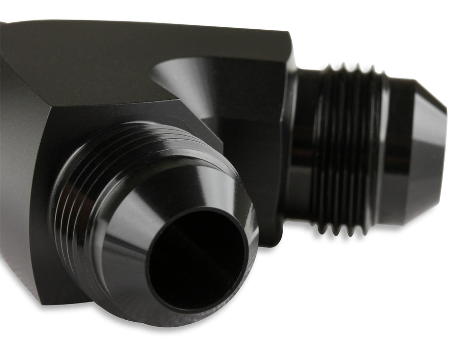 Mr Gasket 1008-BL Y Adapter; -8AN x -8AN x -8AN Male; Anodized Black; - Truck Part Superstore