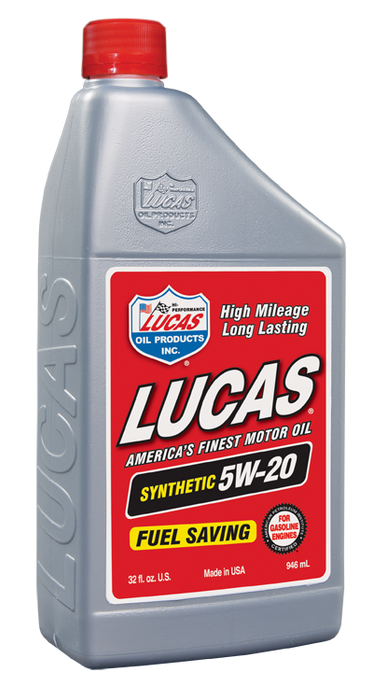 Lucas Oil Products 10082 Synthetic SAE 5W-20 Engine Oil - Truck Part Superstore