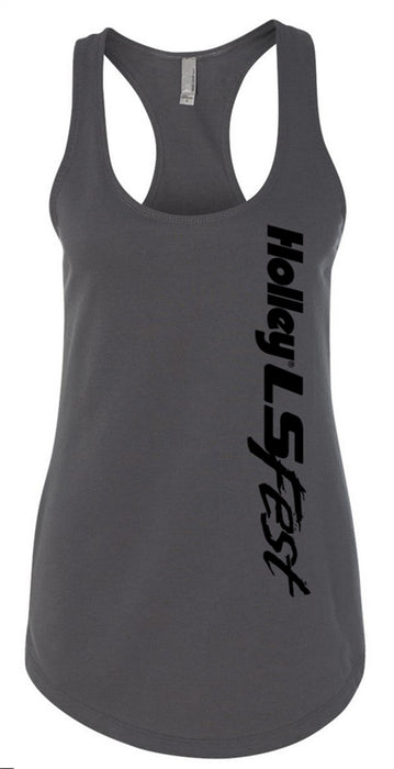 Holley 10090-XXLHOL 2016 LS Fest Shirt; Ladies Tank; Gray; Size 2XL; - Truck Part Superstore