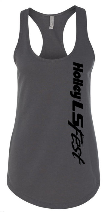 Holley 10090-XXLHOL 2016 LS Fest Shirt; Ladies Tank; Gray; Size 2XL; - Truck Part Superstore